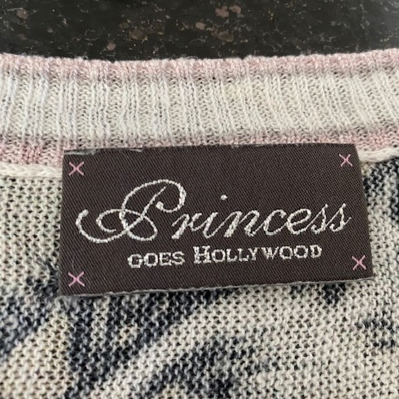 Princess Goes Hollywood light sweater top US S (EU 36) relaxed fit 100% linen - Picture 5 of 16